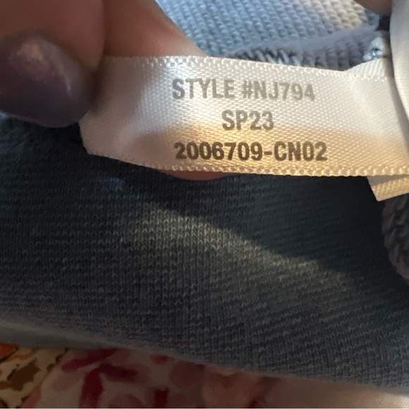 Madewell Indigo-Dyed Patchwork Sweatshirt M - Picture 10 of 10